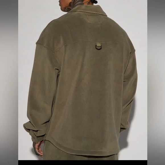 Watch it happen sweater. Color is olive - Picture 2 of 2